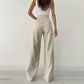 High Waist Straight Long Trousers CC21172PF