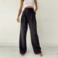 High Waist Straight Long Trousers CC21172PF